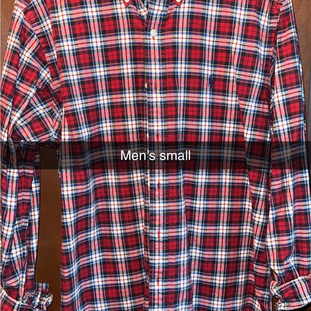 Ralph Lauren Red Plaid Shirt